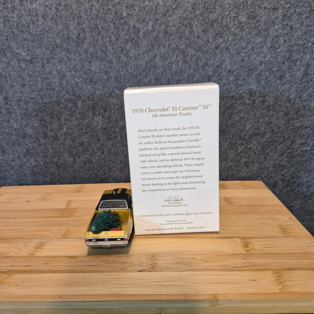1970 Chevrolet El Camino Hallmark Keepsake 2011 All-American Trucks Ornament